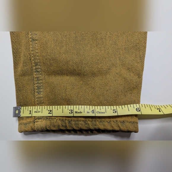 BDG Womens US 26 Mom High Rise Orange/Gold Acid Wash Jeans Preowned - Picture 13 of 13